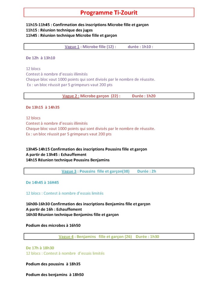 Programme prévisionnel Tizourit 2013 4